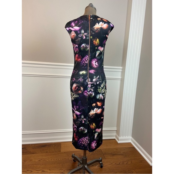 Ted Baker RAISIE shadow floral sheath dress, Ted size 2 ( US size 6 ) - Picture 3 of 16